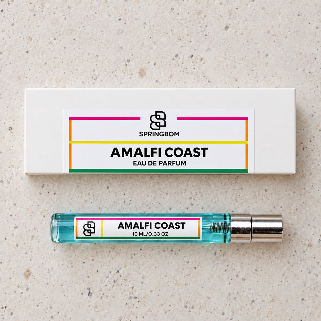 Amalfi Coast Handmade Perfume – 10ml Eau de Parfum Travel Spray