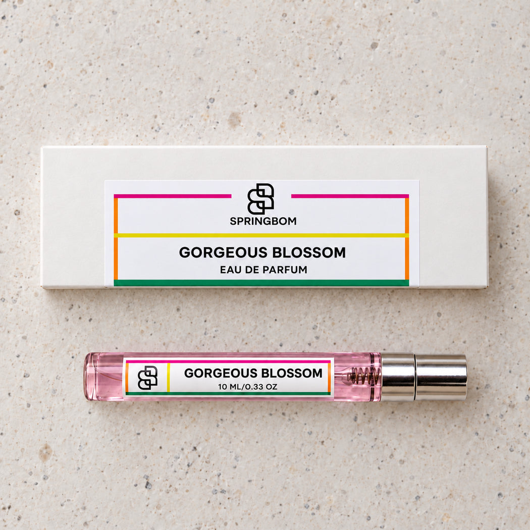Gorgeous Blossom Handmade Perfume – 10ml Eau de Parfum Travel Spray