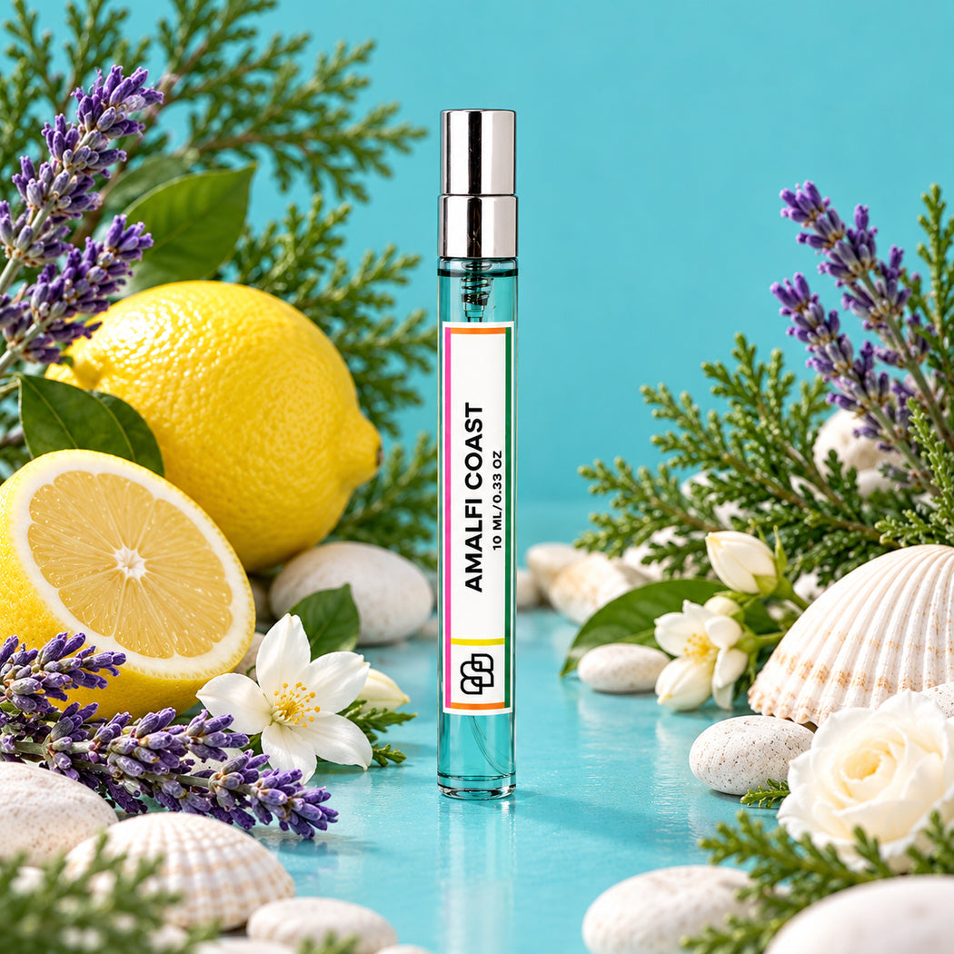 Amalfi Coast Handmade Perfume – 10ml Eau de Parfum Travel Spray