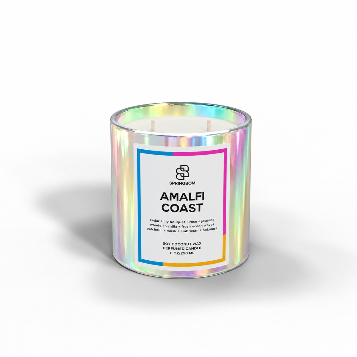 Amalfi Coast handmade coconut soy candle – detail 2