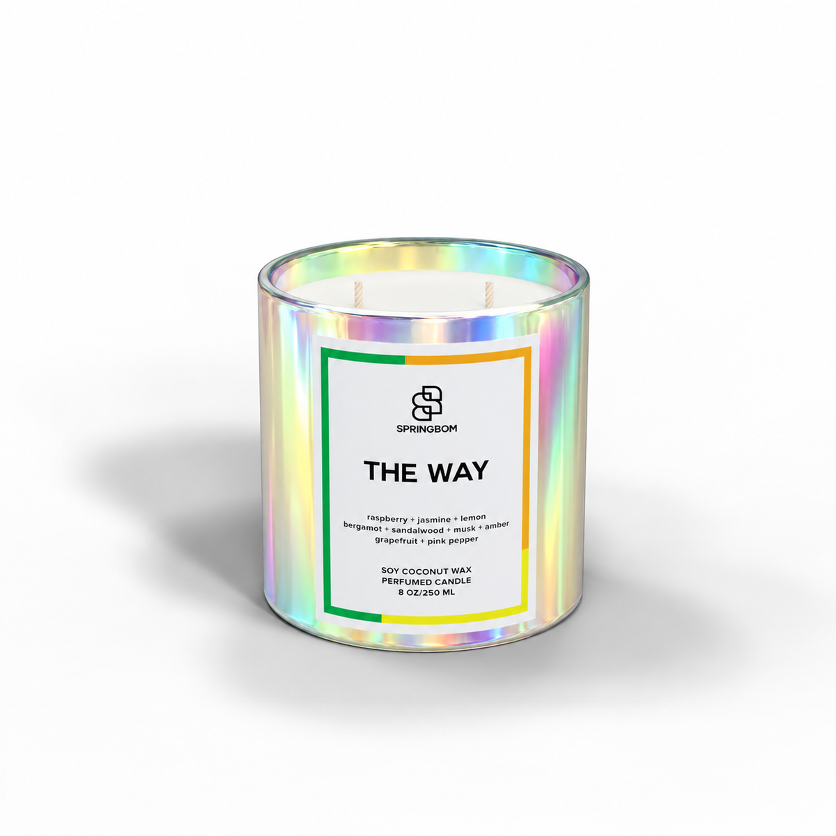 The Way handmade coconut soy candle – detail 2