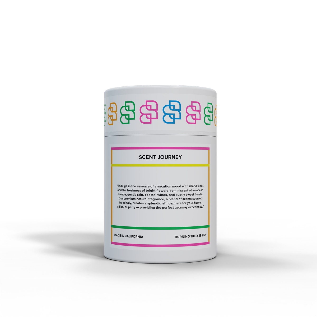 Amalfi Coast handmade coconut soy candle – detail 6