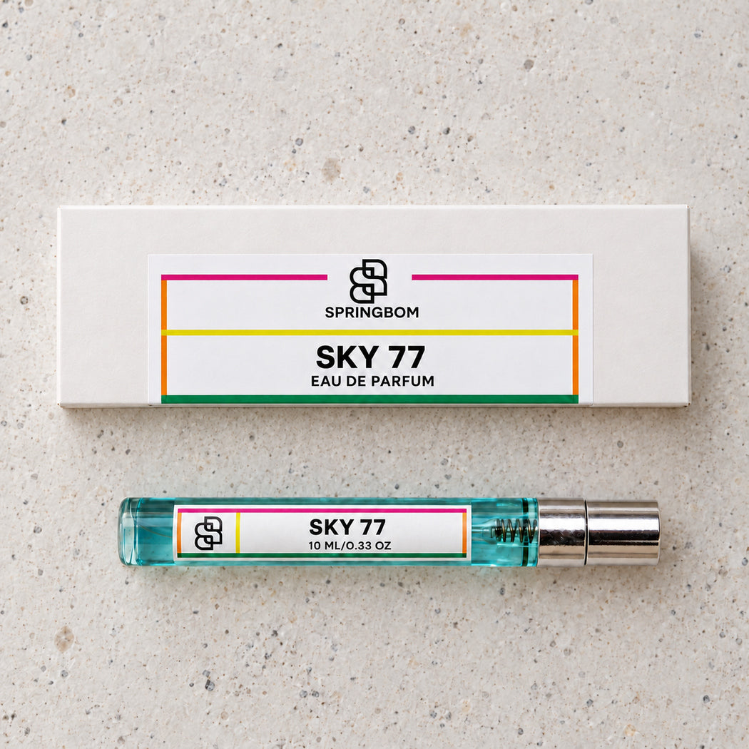 Sky 77 Handmade Perfume – 10ml Eau de Parfum Travel Spray