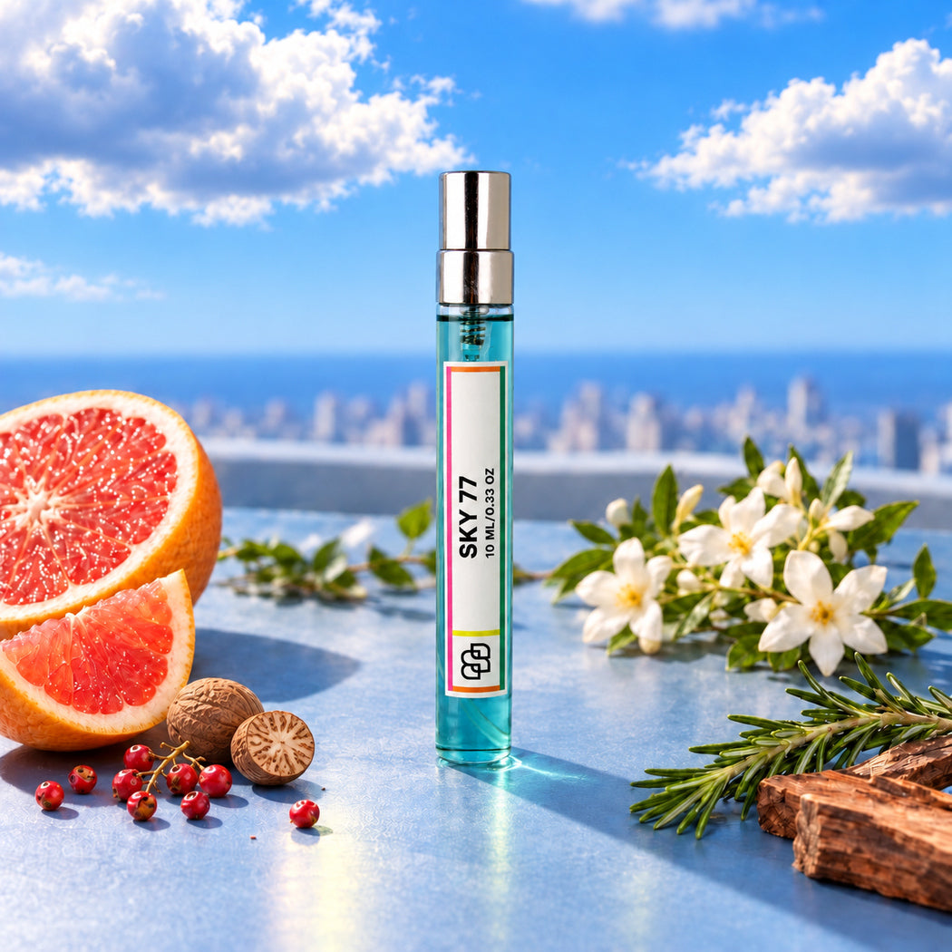 Sky 77 Handmade Perfume – 10ml Eau de Parfum Travel Spray