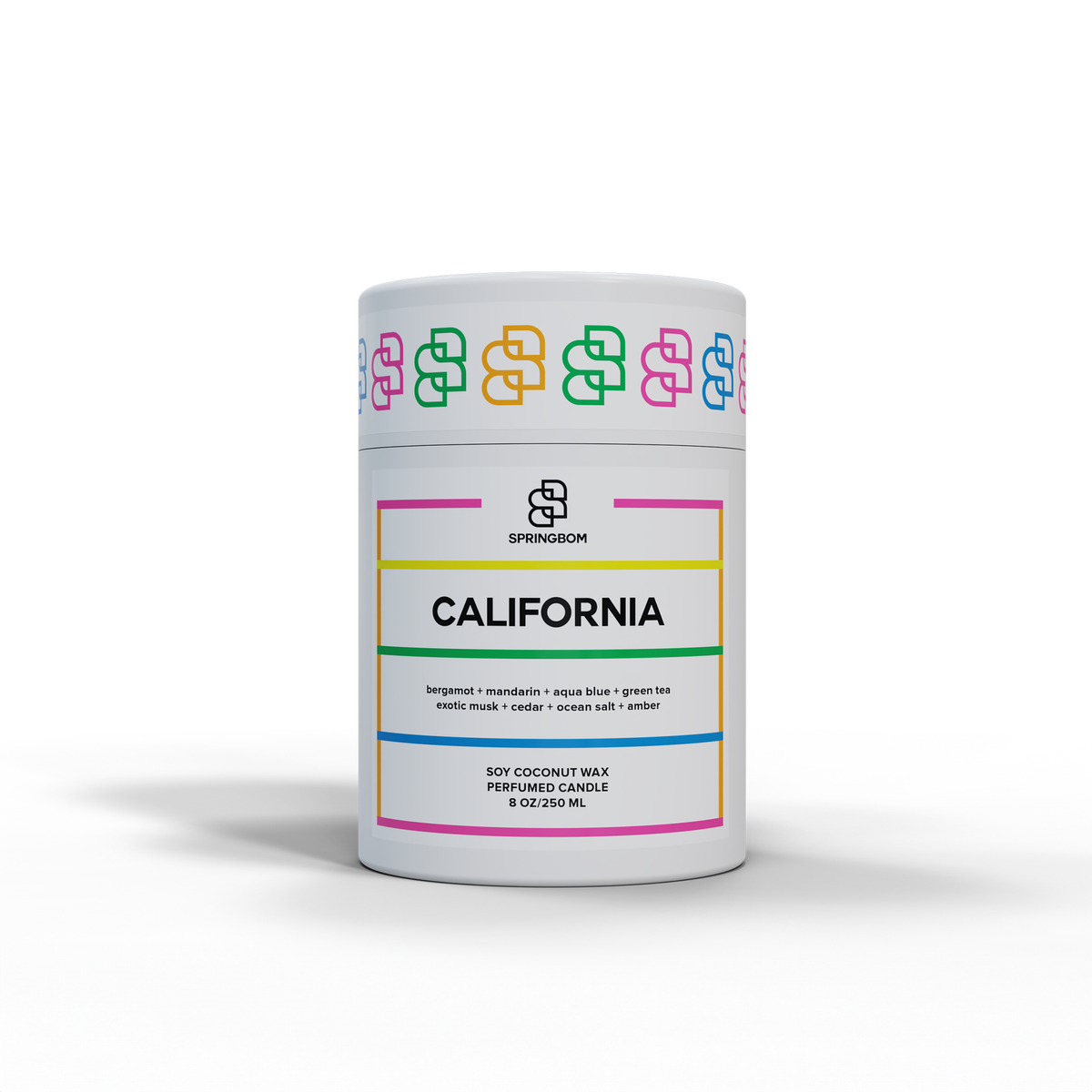 California handmade coconut soy candle – detail 6