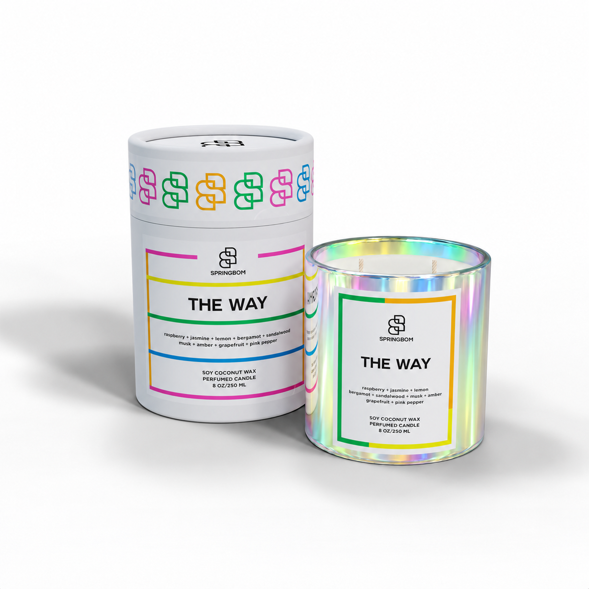 The Way handmade coconut soy candle – detail 3
