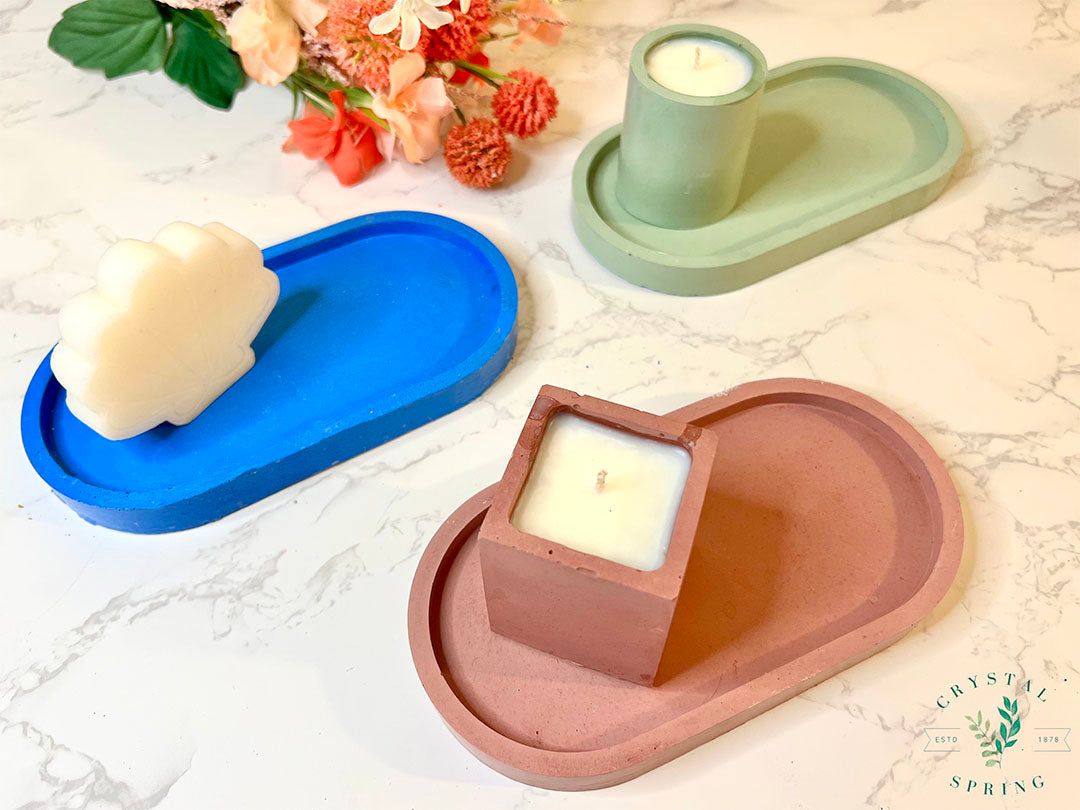 Oval Concrete Tray