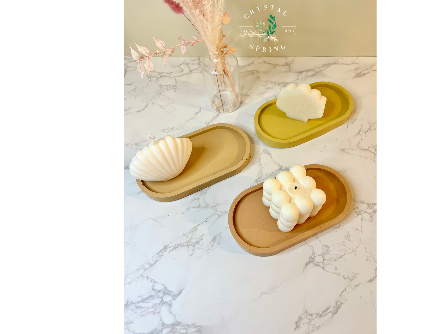 Oval Concrete Tray